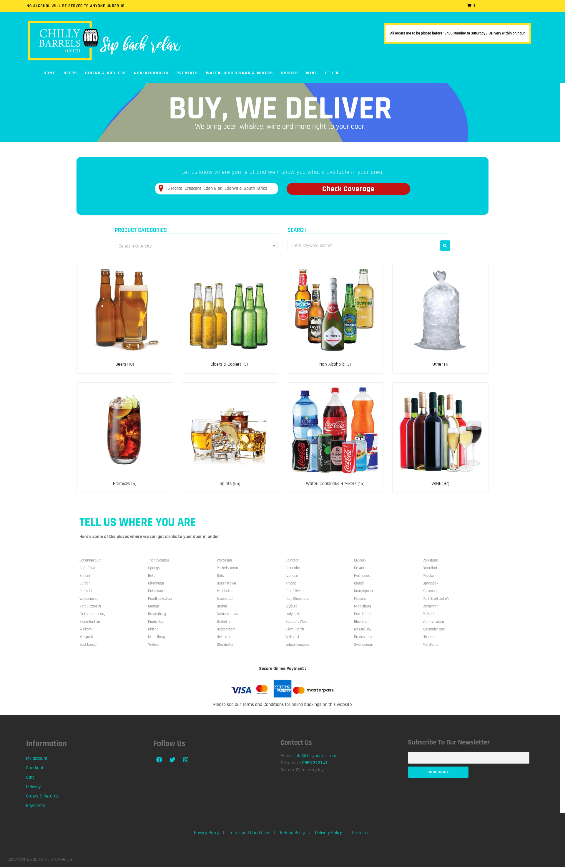 ChillyBarrels Landing Page