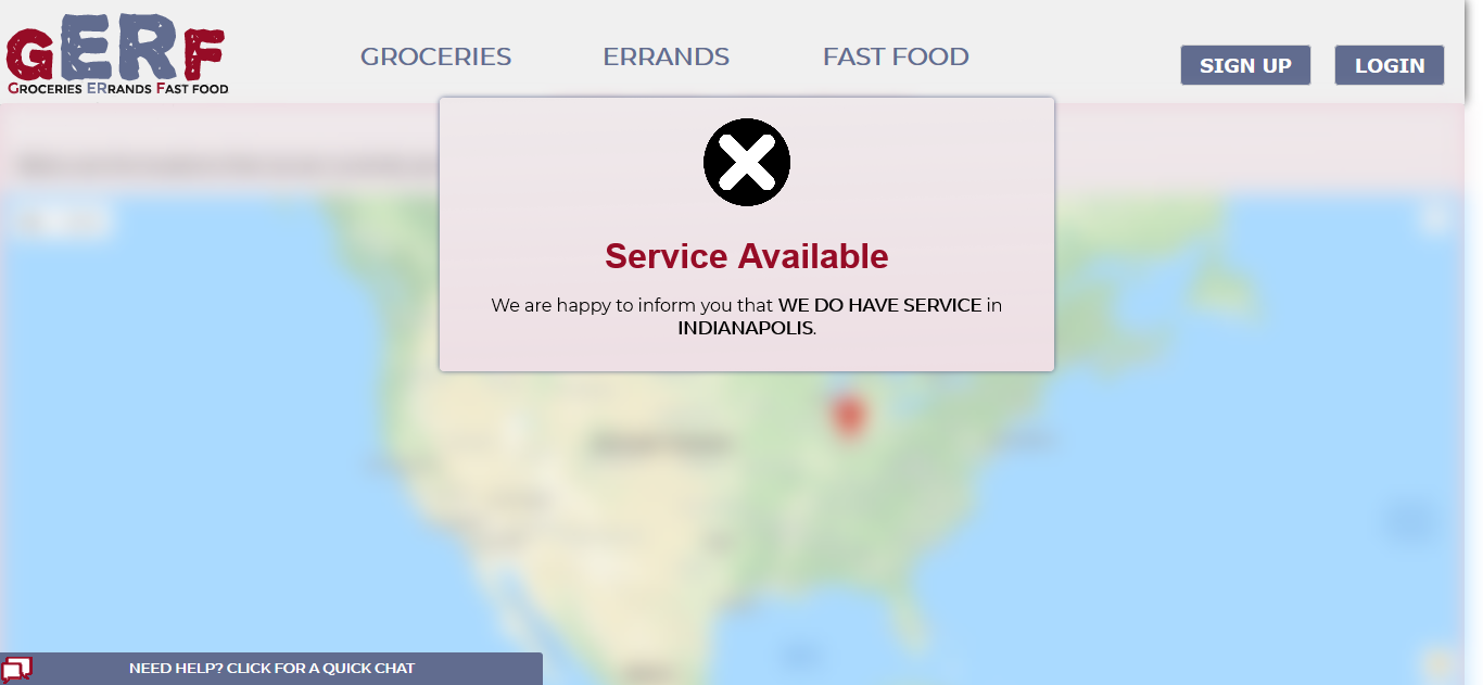 GERFUSA Service locations page